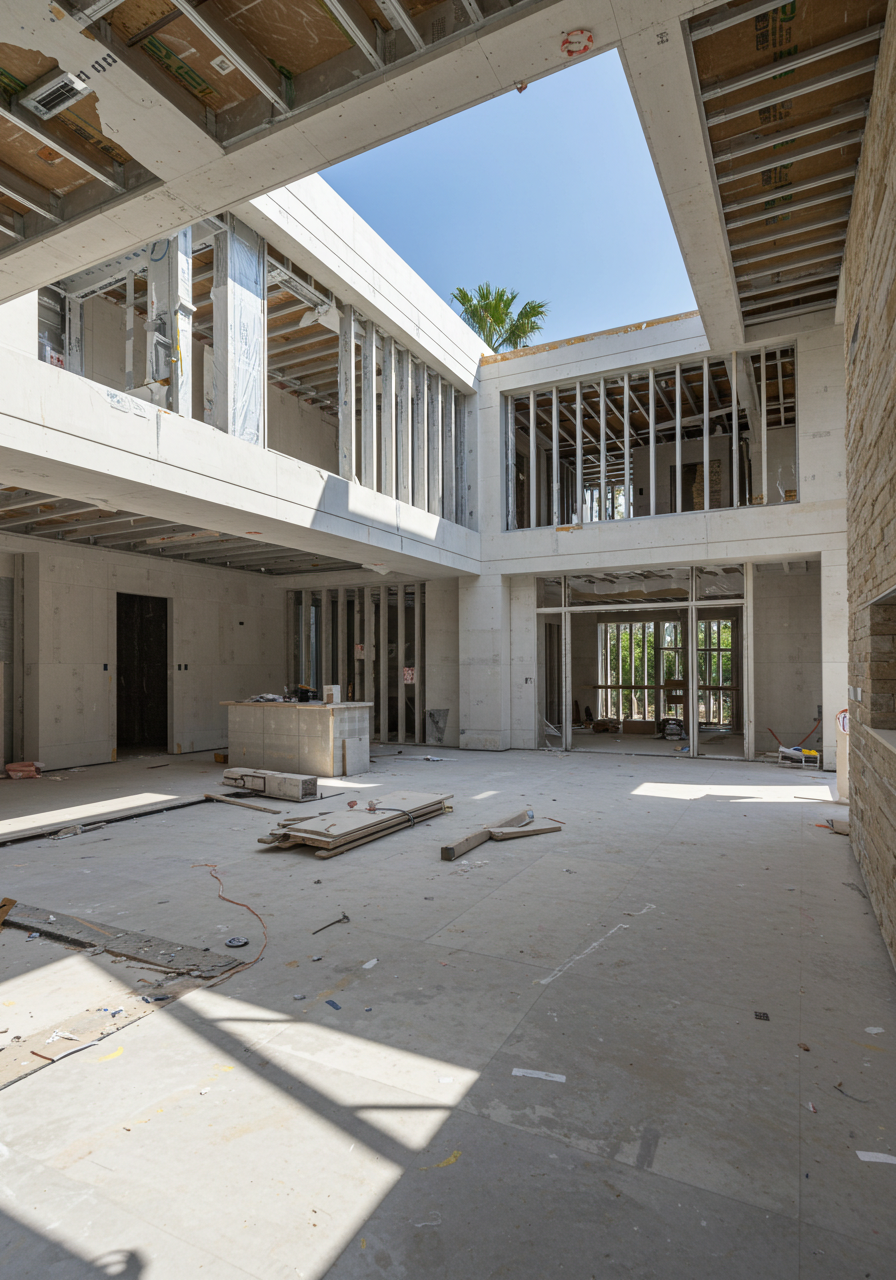 Modern luxury residential build